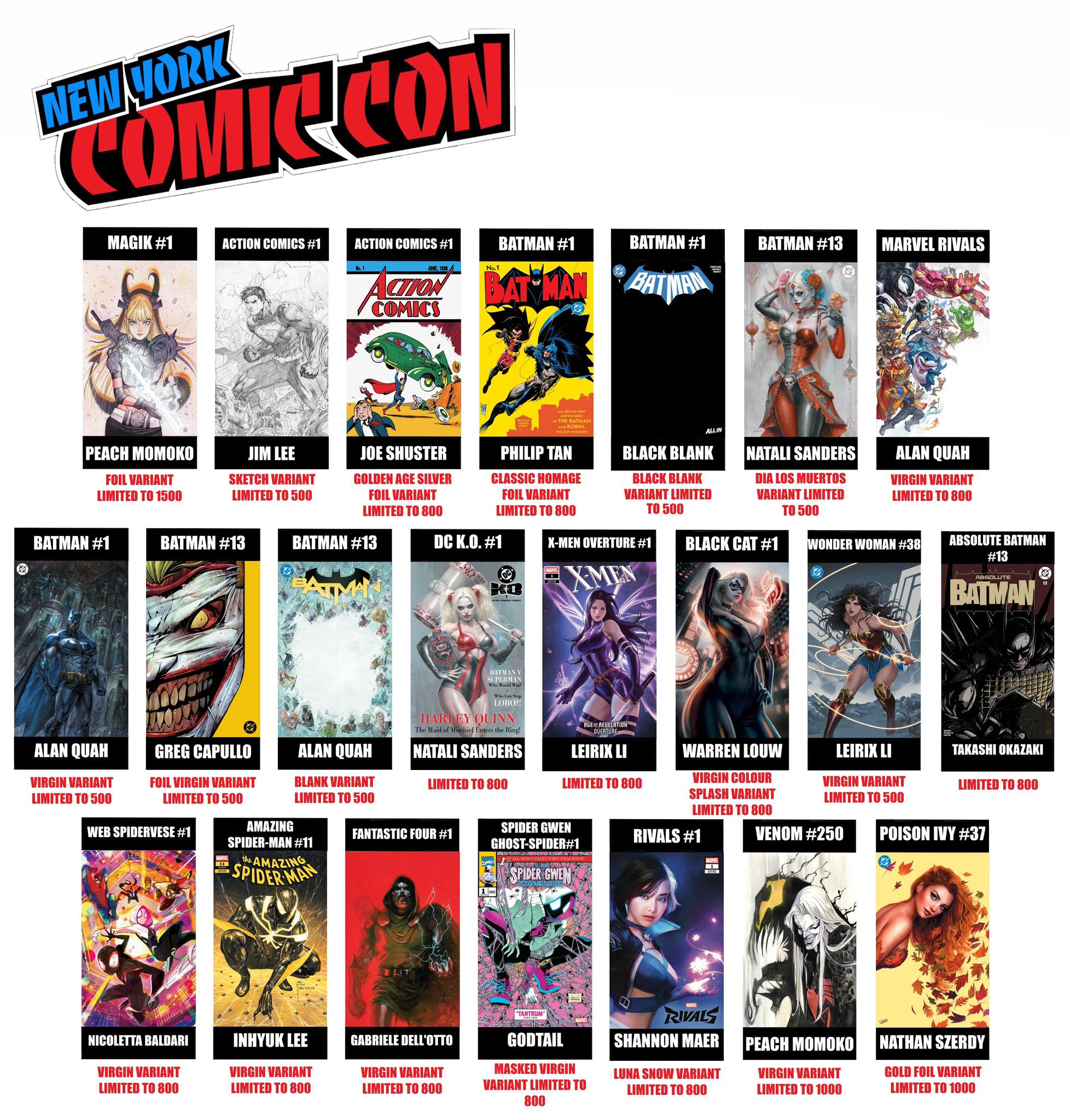 Exclusives – The Comic Corner